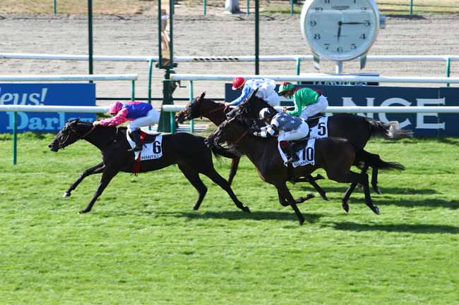 Photo d'arrivée de la course pmu PRIX DE LA CHAUSSEE à CHANTILLY le Dimanche 19 juillet 2020
