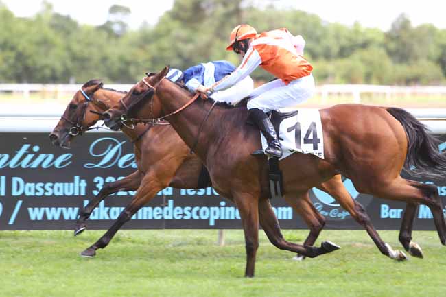 Photo d'arrivée de la course pmu PRIX J.R.A. (JAPAN RACING ASSOCIATION) à LA TESTE DE BUCH le Dimanche 26 juillet 2020