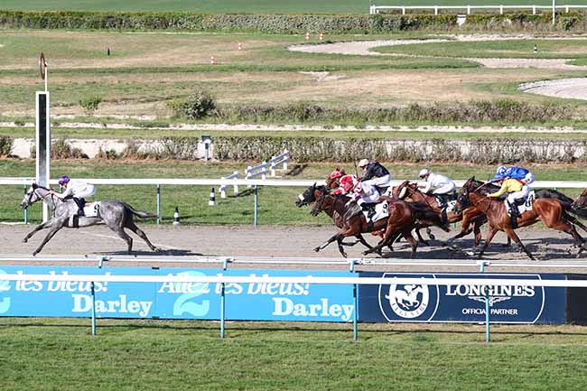 Photo d'arrivée de la course pmu PRIX DE LIVAROT à DEAUVILLE le Dimanche 2 août 2020