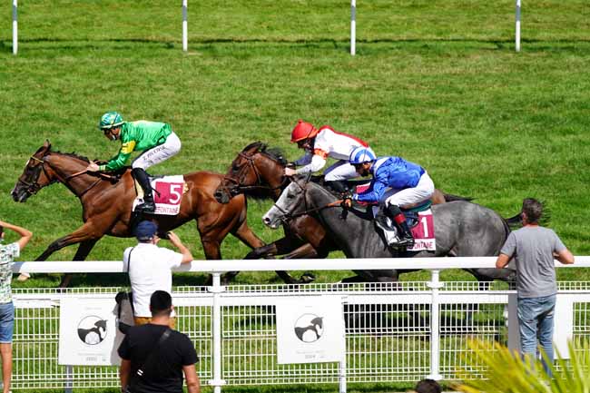 Photo d'arrivée de la course pmu PRIX ARGUMENT à CLAIREFONTAINE le Vendredi 7 août 2020