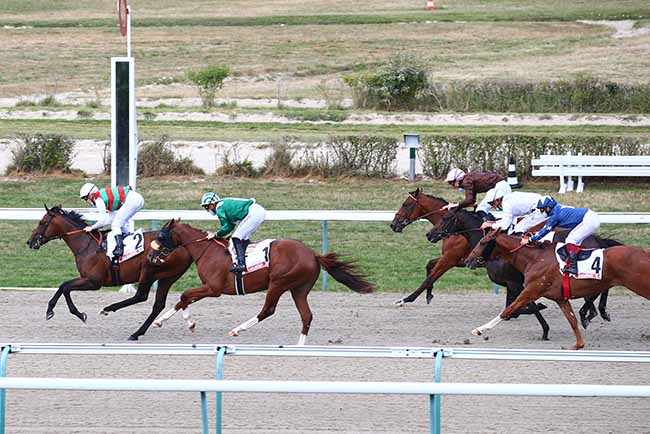 Photo d'arrivée de la course pmu PRIX EQUIDIA à DEAUVILLE le Samedi 8 août 2020