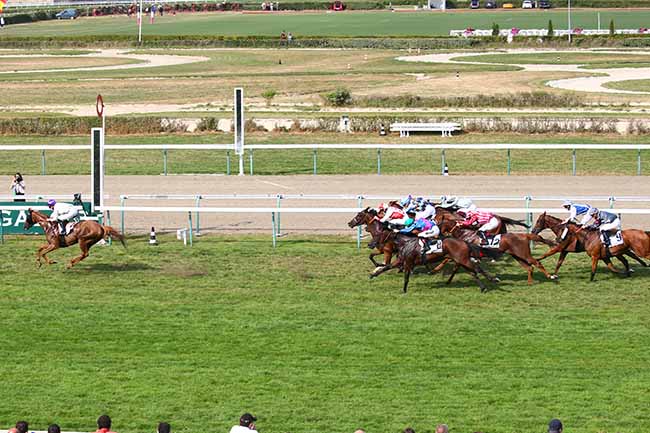 Photo d'arrivée de la course pmu PRIX D'EQUEMAUVILLE à DEAUVILLE le Samedi 8 août 2020