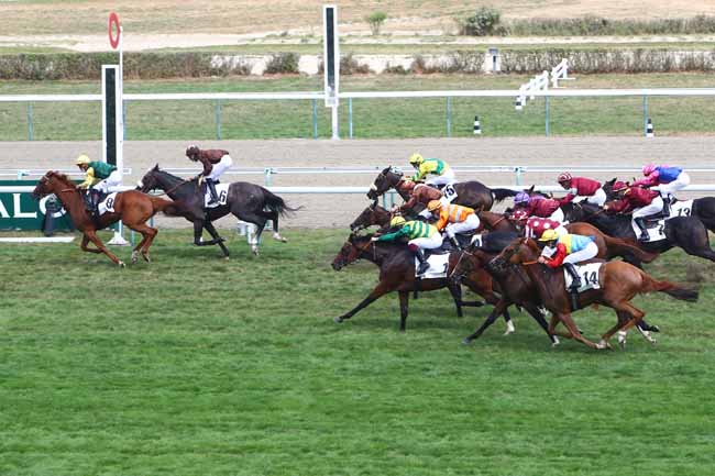 Photo d'arrivée de la course pmu PRIX DE LA BARBERIE à DEAUVILLE le Mardi 11 août 2020