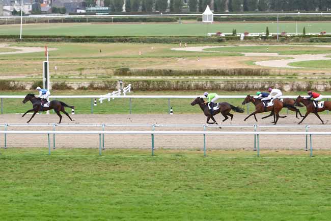 Photo d'arrivée de la course pmu PRIX D'AUEVILLA - CATEGORIE PERSONNEL ADMINISTRATIF à DEAUVILLE le Jeudi 13 août 2020