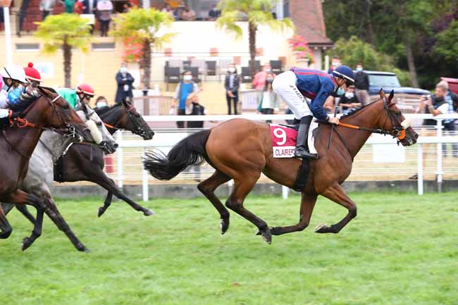 Photo d'arrivée de la course pmu PRIX D'HEROUVILLETTE à CLAIREFONTAINE le Vendredi 14 août 2020