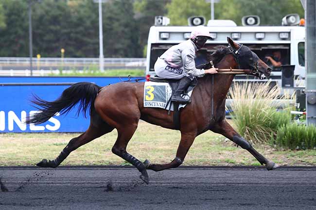 Photo d'arrivée de la course pmu PRIX DE CHATEAUMEILLANT à PARIS-VINCENNES le Mercredi 19 août 2020