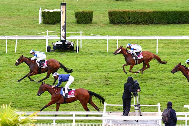Photo d'arrivée de la course pmu PRIX RENATURATION DU RUISSEAU DE CLAIREFONTAINE à CLAIREFONTAINE le Mercredi 19 août 2020