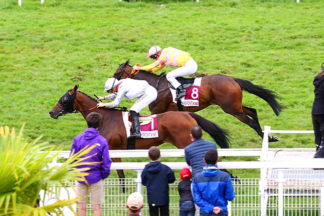 Photo d'arrivée de la course pmu PRIX VIVE L'EAU à CLAIREFONTAINE le Mercredi 19 août 2020