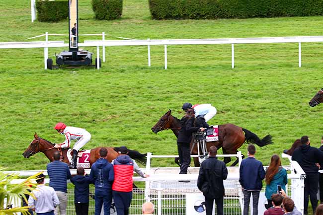 Photo d'arrivée de la course pmu PRIX EMMANUEL SCHMITT : PHOTOGRAPHE NATURALISTE à CLAIREFONTAINE le Mercredi 19 août 2020