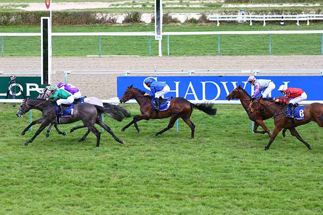 Photo d'arrivée de la course pmu PRIX ETALON MUKHADRAM à DEAUVILLE le Samedi 22 août 2020