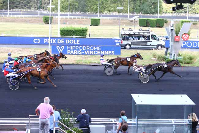 Photo d'arrivée de la course pmu PRIX DE DOLE à PARIS-VINCENNES le Samedi 22 août 2020