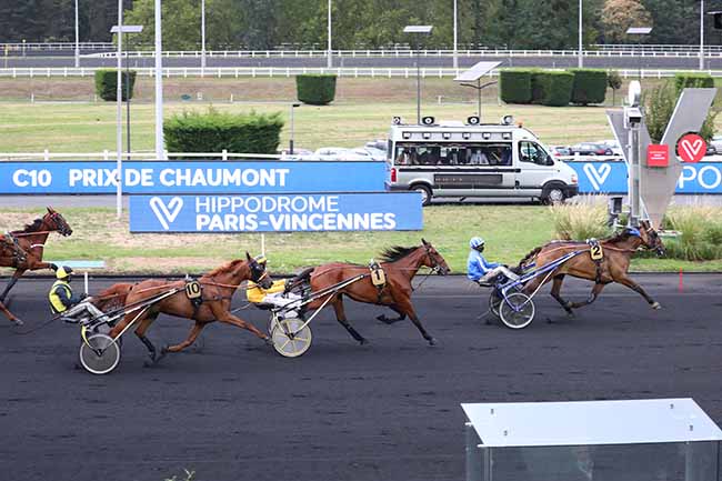 Photo d'arrivée de la course pmu PRIX DE CHAUMONT à PARIS-VINCENNES le Samedi 29 août 2020