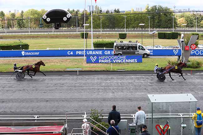 Photo d'arrivée de la course pmu PRIX URANIE à PARIS-VINCENNES le Samedi 29 août 2020