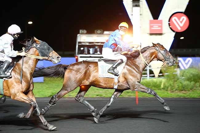 Photo d'arrivée de la course pmu PRIX BRUNHILD à PARIS-VINCENNES le Mardi 1 septembre 2020