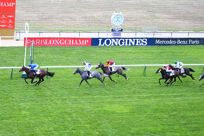 Photo d'arrivée de la course pmu PRIX DU LAC à LONGCHAMP le Jeudi 3 septembre 2020