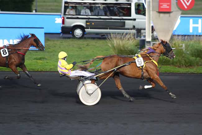 Photo d'arrivée de la course pmu PRIX ADELINDA à PARIS-VINCENNES le Vendredi 4 septembre 2020