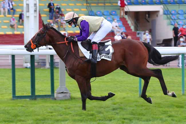 Photo d'arrivée de la course pmu PRIX LANDS END à COMPIEGNE le Jeudi 10 septembre 2020
