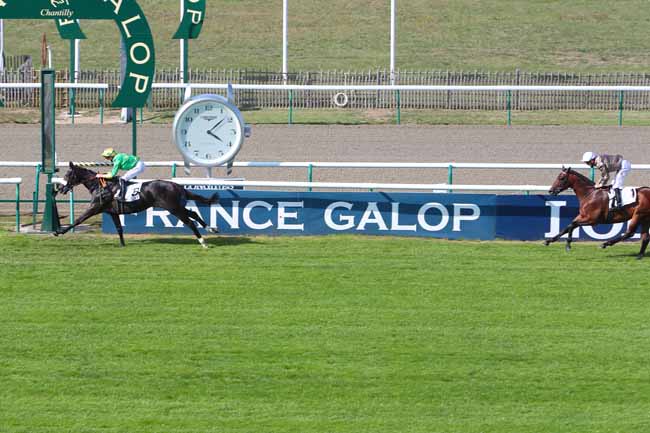 Photo d'arrivée de la course pmu PRIX DE LA LORIE à CHANTILLY le Samedi 12 septembre 2020