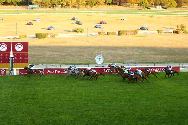 Photo d'arrivée de la course pmu QATAR PRIX MIROMESNIL à LONGCHAMP le Dimanche 13 septembre 2020