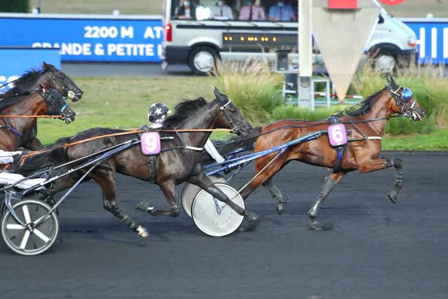 Photo d'arrivée de la course pmu PRIX CENTAURUS à PARIS-VINCENNES le Mardi 15 septembre 2020