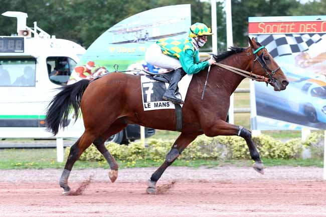 Photo d'arrivée de la course pmu PRIX DES ETABLISSEMENTS ROMET à LE MANS le Mercredi 30 septembre 2020