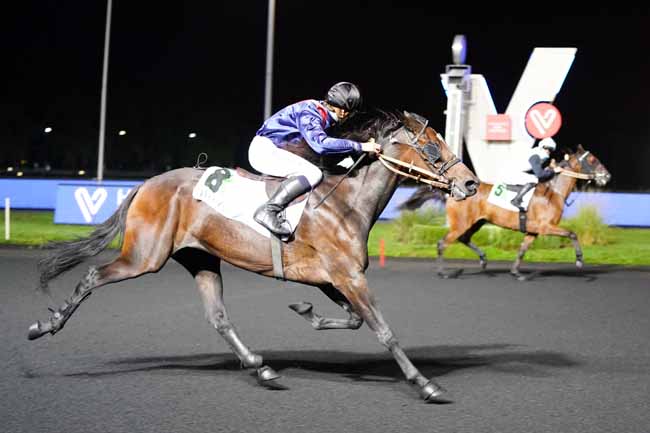Photo d'arrivée de la course pmu PRIX LILIUS à PARIS-VINCENNES le Vendredi 2 octobre 2020
