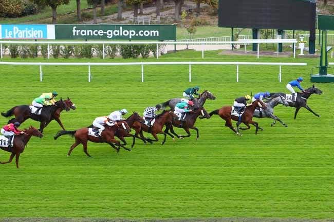 Photo d'arrivée de la course pmu PRIX JOUVENCE à SAINT-CLOUD le Jeudi 8 octobre 2020