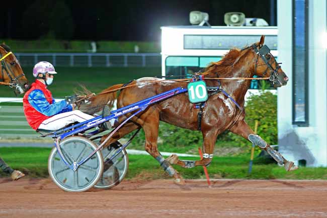 Photo d'arrivée de la course pmu PRIX DE MAURON à ENGHIEN le Jeudi 8 octobre 2020