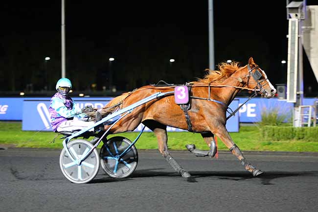 Photo d'arrivée de la course pmu PRIX MENIPPE à PARIS-VINCENNES le Vendredi 9 octobre 2020