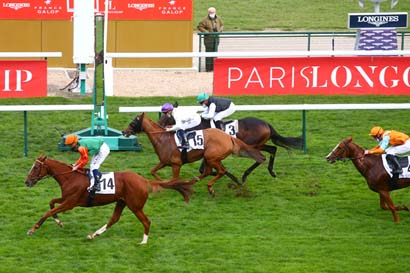 Photo d'arrivée de la course pmu GRAND HANDICAP DE PARISLONGCHAMP à LONGCHAMP le Jeudi 15 octobre 2020