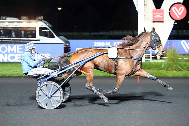 Photo d'arrivée de la course pmu PRIX IRMA à PARIS-VINCENNES le Mardi 27 octobre 2020