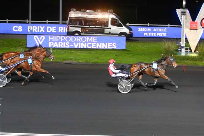Photo d'arrivée de la course pmu PRIX DE RICHELIEU à PARIS-VINCENNES le Jeudi 5 novembre 2020