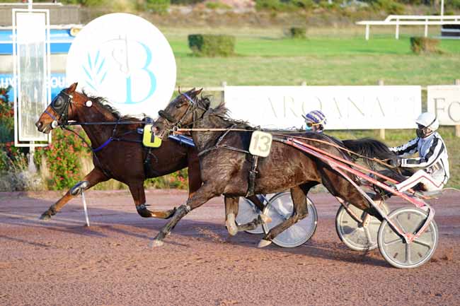 Photo d'arrivée de la course pmu PRIX MOET & CHANDON à BORDEAUX-LE BOUSCAT le Mardi 10 novembre 2020