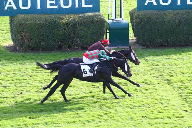 Photo d'arrivée de la course pmu PRIX SAMBRISTAN à AUTEUIL le Samedi 21 novembre 2020