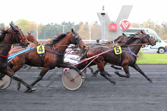 Photo d'arrivée de la course pmu PRIX DE BRETAGNE - PRIX AMERIQUE RACES ZETURF QUALIF 1 à PARIS-VINCENNES le Dimanche 22 novembre 2020