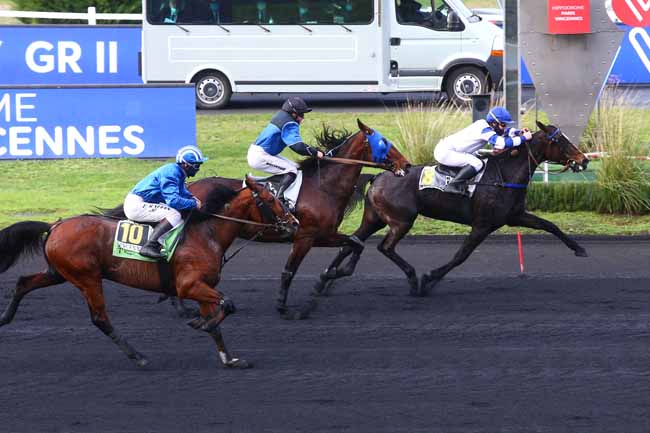 Photo d'arrivée de la course pmu PRIX EDMOND HENRY à PARIS-VINCENNES le Lundi 23 novembre 2020