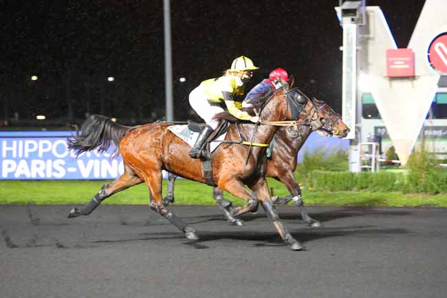 Photo d'arrivée de la course pmu PRIX WALPURGA à PARIS-VINCENNES le Vendredi 4 décembre 2020
