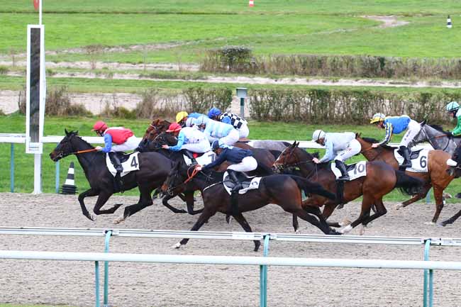 Photo d'arrivée de la course pmu PRIX DU MANOIR DE PRETOT à DEAUVILLE le Vendredi 11 décembre 2020