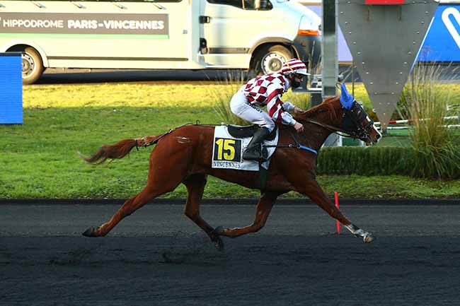 Photo d'arrivée de la course pmu PRIX DU NEUBOURG à PARIS-VINCENNES le Vendredi 18 décembre 2020