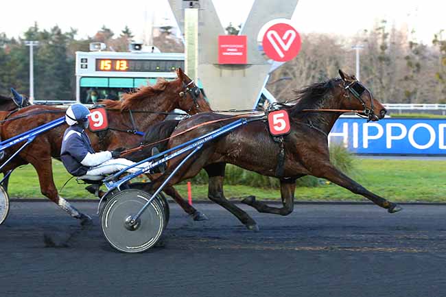 Photo d'arrivée de la course pmu PRIX DE BRIARE à PARIS-VINCENNES le Dimanche 20 décembre 2020