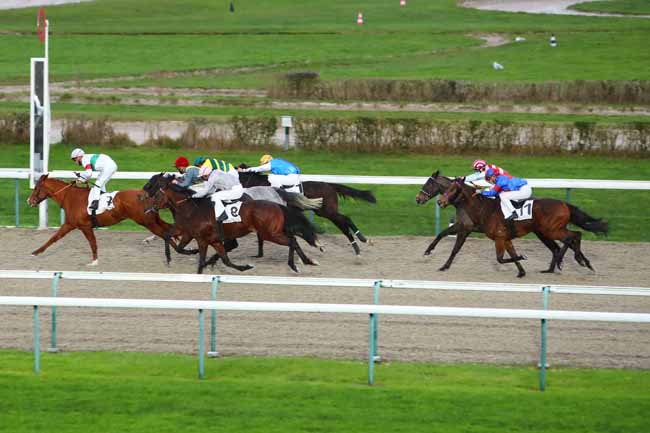 Photo d'arrivée de la course pmu PRIX DE BREUIL à DEAUVILLE le Dimanche 27 décembre 2020