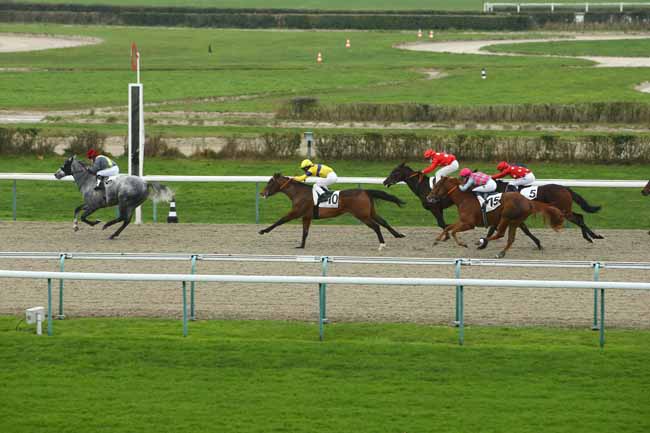 Photo d'arrivée de la course pmu PRIX DE LA SEULLES à DEAUVILLE le Dimanche 3 janvier 2021