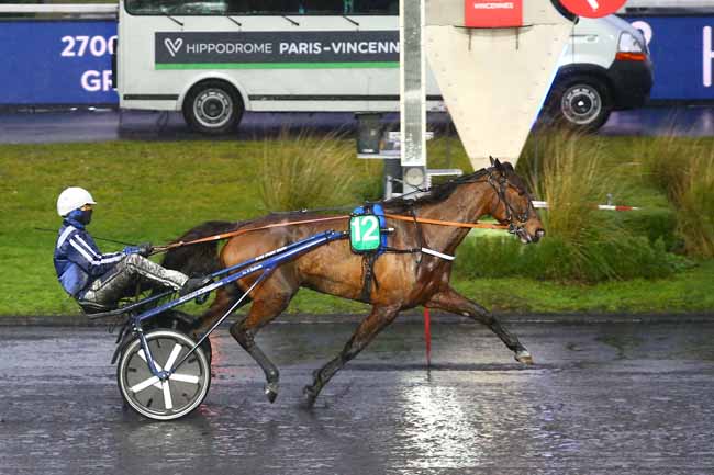 Photo d'arrivée de la course pmu PRIX DE DOUVRES à PARIS-VINCENNES le Jeudi 21 janvier 2021