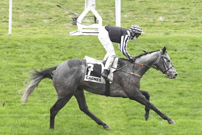 Photo d'arrivée de la course pmu PRIX DU COL DE VENCE à CAGNES-SUR-MER le Vendredi 22 janvier 2021