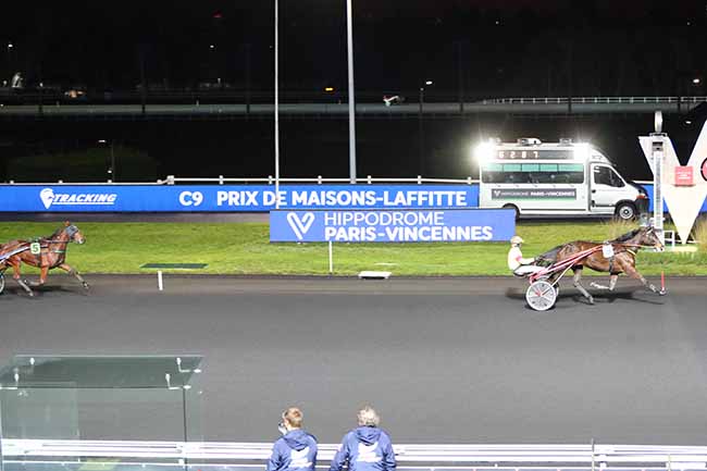 Photo d'arrivée de la course pmu PRIX DE MAISONS-LAFFITTE à PARIS-VINCENNES le Samedi 23 janvier 2021