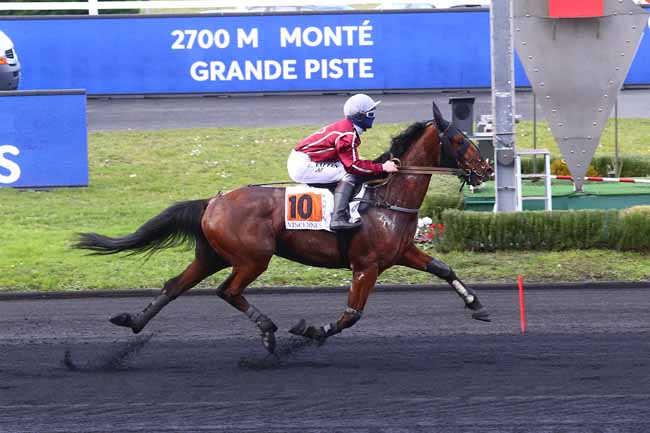 Photo d'arrivée de la course pmu PRIX D'AUCH à PARIS-VINCENNES le Jeudi 4 février 2021