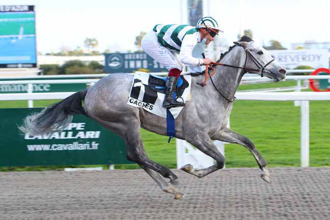 Photo d'arrivée de la course pmu PRIX SAONOIS à CAGNES-SUR-MER le Samedi 20 février 2021