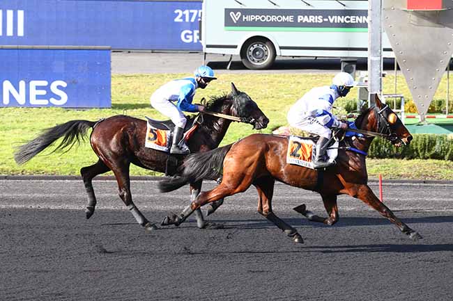 Photo d'arrivée de la course pmu PRIX D'AVENCHES à PARIS-VINCENNES le Mardi 23 février 2021