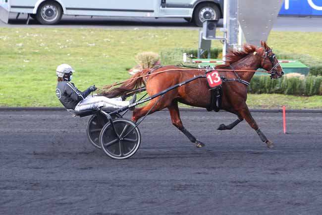 Photo d'arrivée de la course pmu PRIX DE PLESTIN-LES-GREVES à PARIS-VINCENNES le Jeudi 25 février 2021