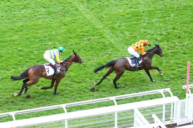 Photo d'arrivée de la course pmu PRIX HUBERT D'AILLIERES à AUTEUIL le Samedi 13 mars 2021